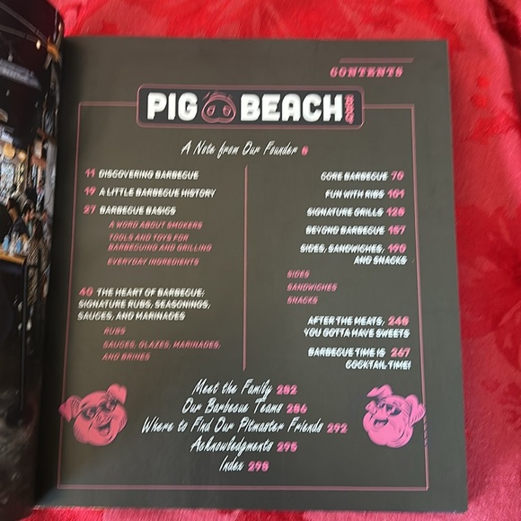 🌵 3/$15 Pig Beach BBQ Cook Recipe Hardcover Book ( see description) - Picture 5 of 5